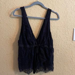 Free People black lace top